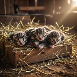Newborn kittens